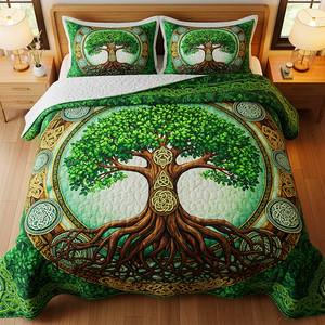 Tree Of Life Quilt Bedding Set Special Line 02HUPU150725-Homacus