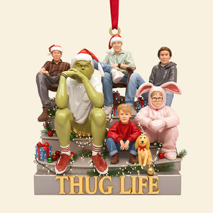 Funny Holiday Squad Ornament - Personalized Gift For Christmas 01OHTN031125-Homacus