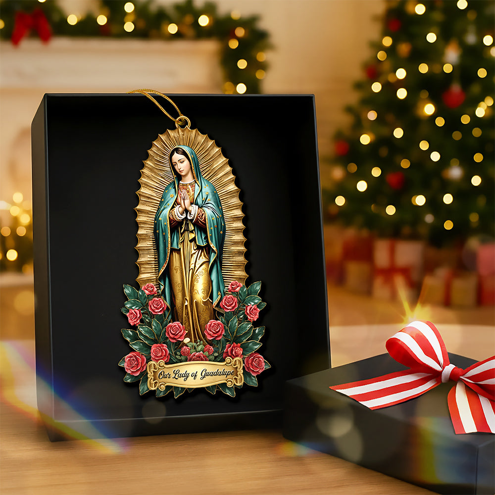 Our Lady of Guadalupe Acrylic Ornament – Guadalupe Day Gifts for Mexican Catholics 01qhqn221025-Homacus