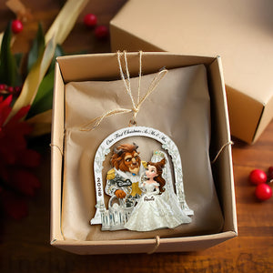 Couple's First Christmas Acrylic Ornament - Personalized Christmas Gifts For Couple 01TGLU170925-Homacus