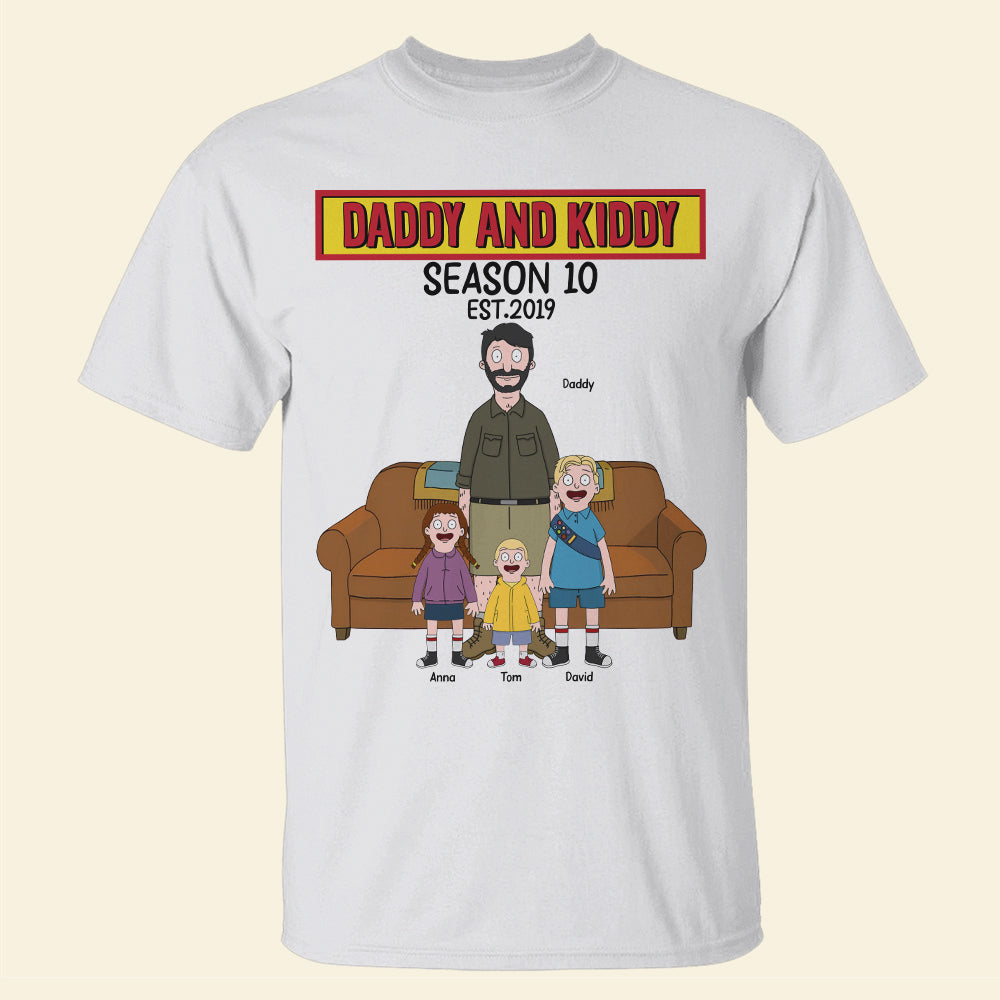 Personalized Gifts For Dad Shirt 04ohtn040425hg Daddy And Kiddy-Homacus