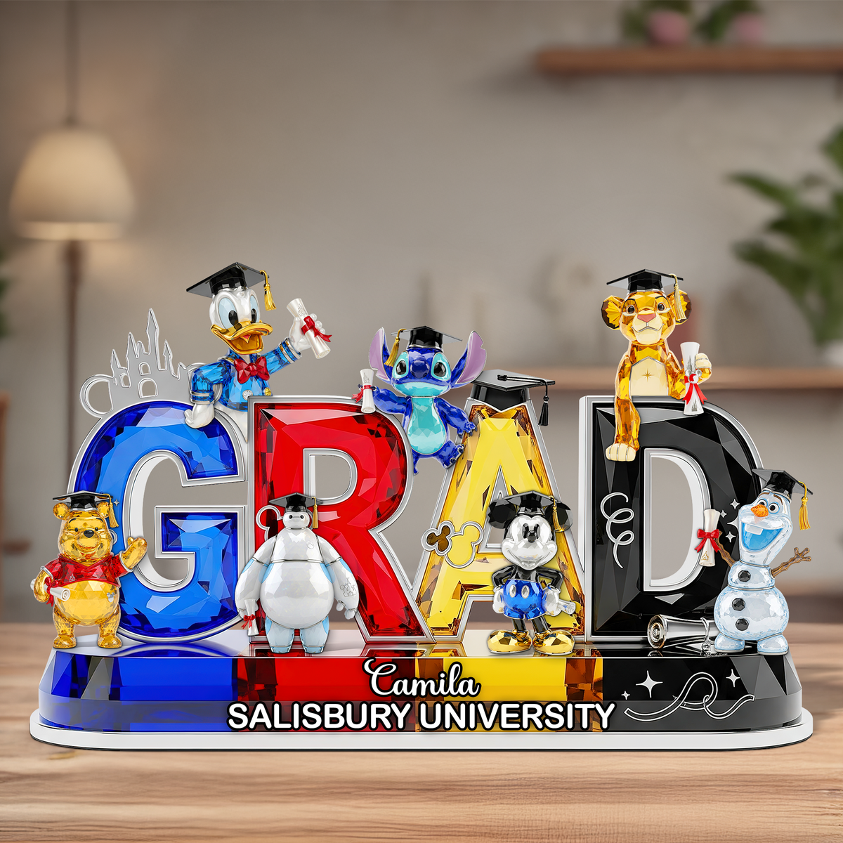 Cartoon Graduation Plaque - Personalized Gifts For Graduates 02ohpu260525-Homacus