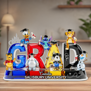 Cartoon Graduation Plaque - Personalized Gifts For Graduates 02ohpu260525-Homacus