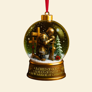 Warrior Ornament - Personalized Gifts For Christian 03tota190825-Homacus
