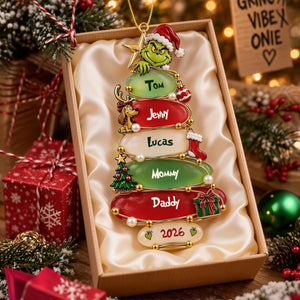 Christmas Tree Ornament - Personalized Gifts For Family 02patn220926