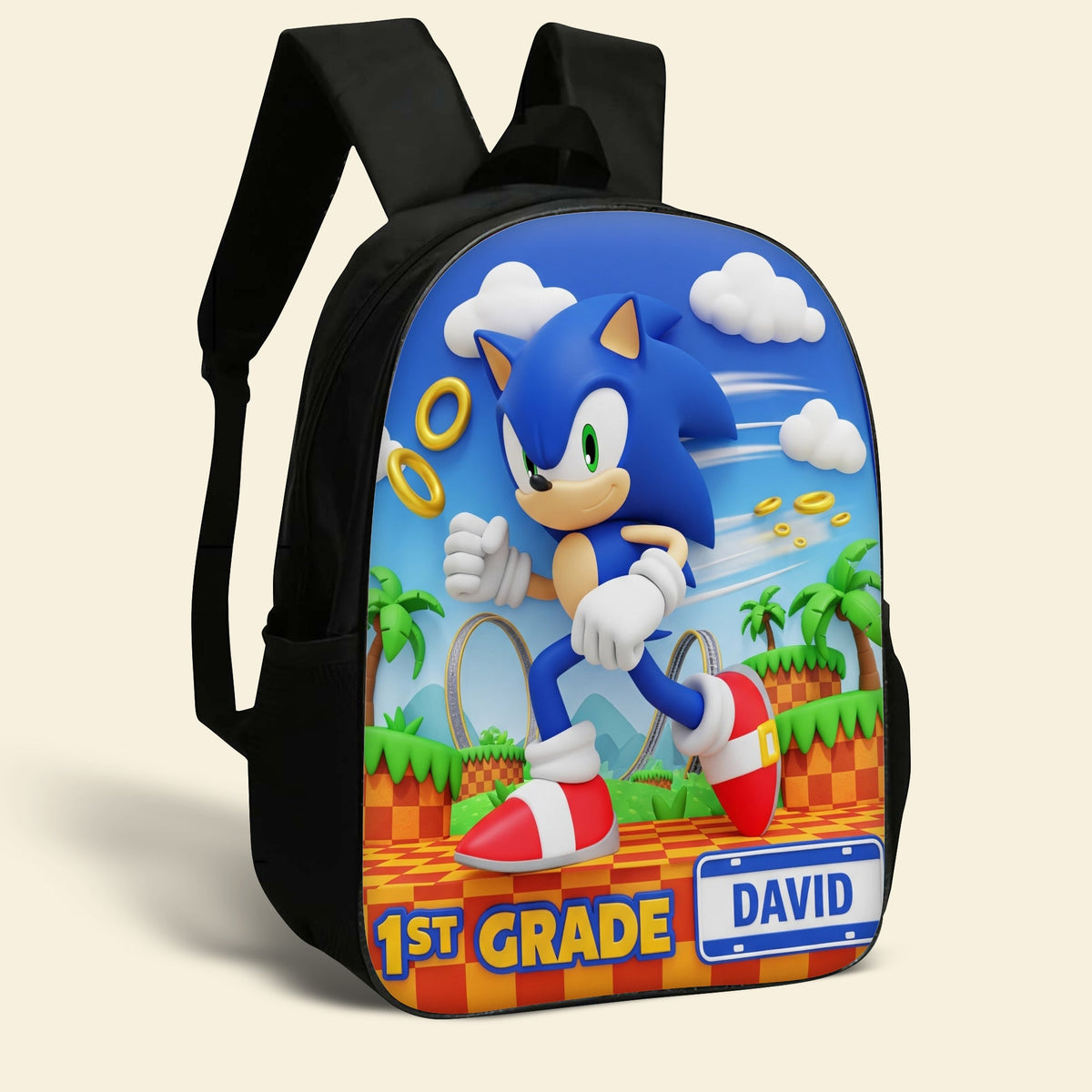 Power Up Characters School Bag Personalized Gifts For Kids 05natn310725-Homacus