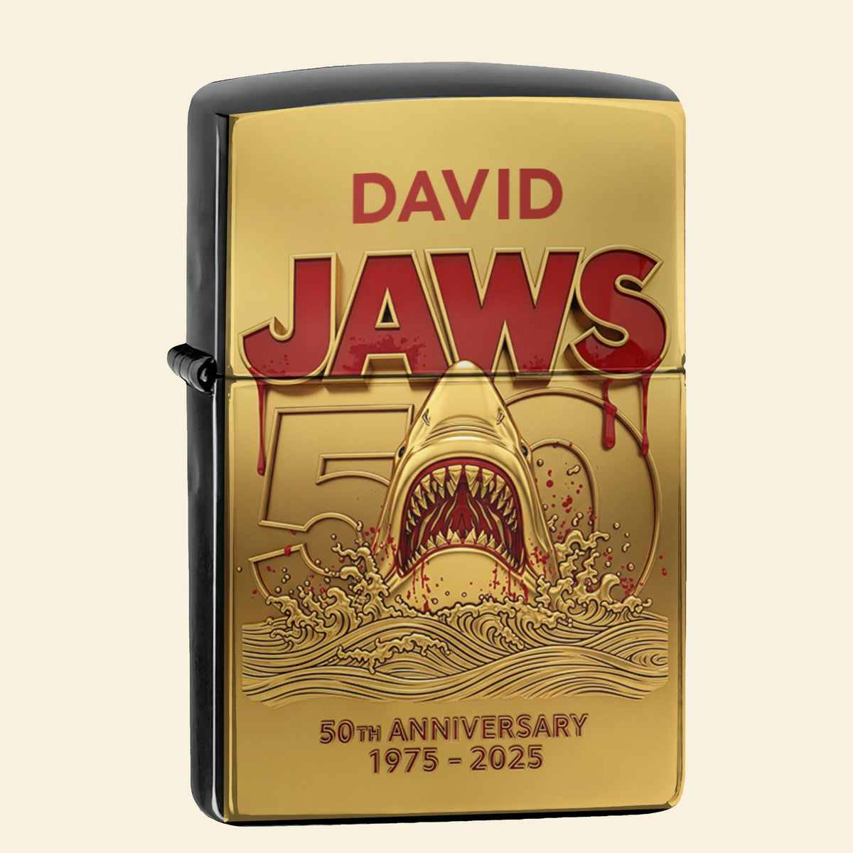Shark and 50th Anniversary - Personalized Lighter-Homacus