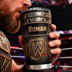 Wrestling Champion 20oz Tumbler - Personalized Gift 02PALU240226-Homacus