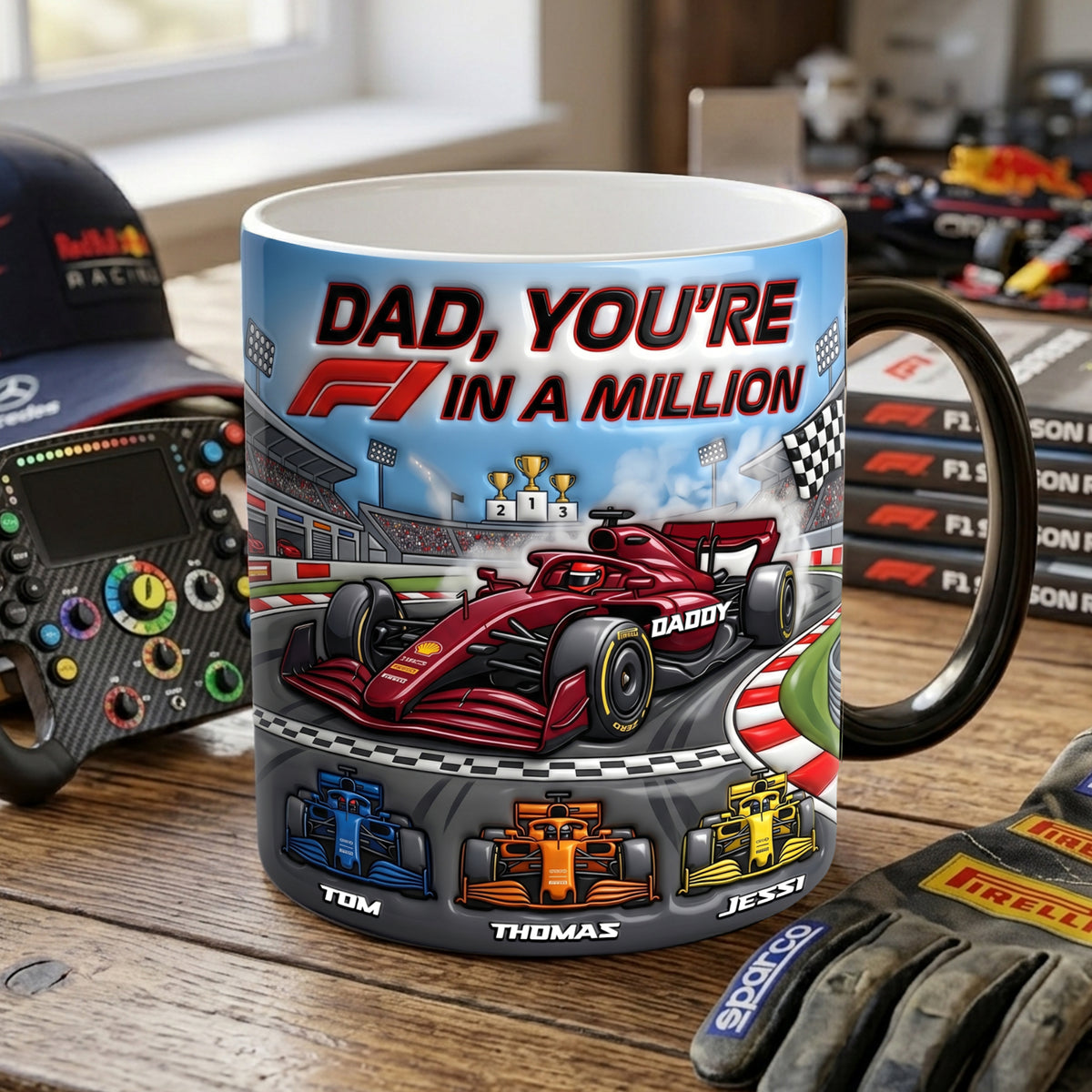 Dad, You’re In A Million Magic Coffee Mug - Personalized Gifts For Dad 03nalu120526-Homacus