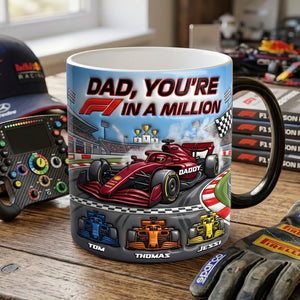 Dad, You’re In A Million Magic Coffee Mug - Personalized Gifts For Dad 03nalu120526-Homacus