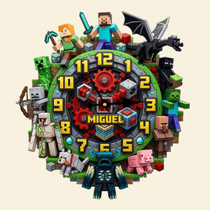 Adventure Wall Clock Personalized Unique Gifts 02NATN140326-Homacus