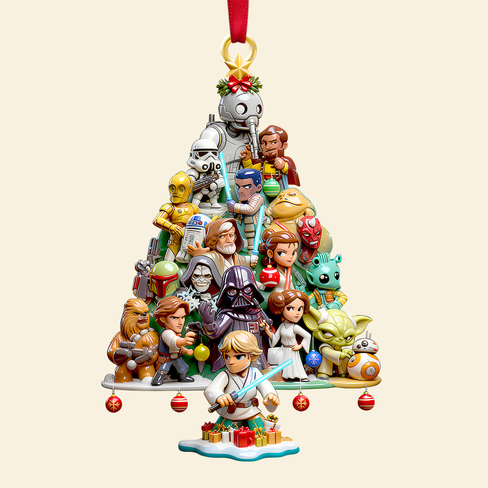 Cosmic Troop Christmas Tree Ornament, Personalized Gifts For Movie Fans 01qhdt071025-Homacus