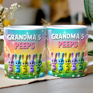 Personalized Gifts For Grandma Easter Day Coffee Mug Bunny Peeps 022TGMH070325-Homacus