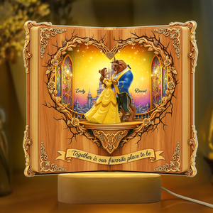 Enchanted Couple Book LED Light - Personalized Gift For Couple 02OHPU080725-Homacus