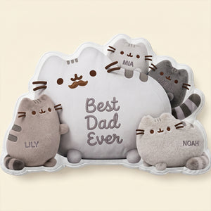 Best Dad Ever Custom Shape Pillow - Personalized Gifts For Dad 03padt160426-Homacus