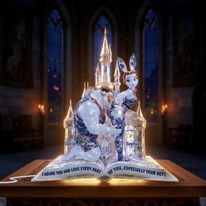 Backside Kiss Acrylic Light Box - Personalized Gift For Couples 07OHLU271125-Homacus