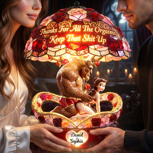 Naughty Fairy Tales Couple Acrylic Light Box - Personalized Gifts For Couple 05ohlu180626