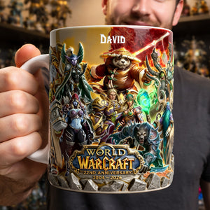 Legendary Adventurer 22nd Anniversary Coffee Mug - Personalized Gifts For Game Lovers 01NALU040326-Homacus