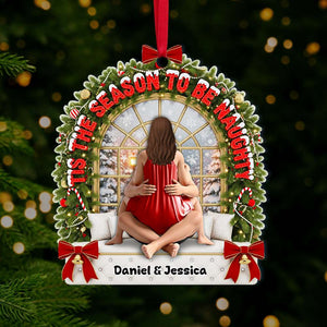 Spicy Couple Ornament - Personalized Christmas Gifts For Couple 04OHLU110825-Homacus