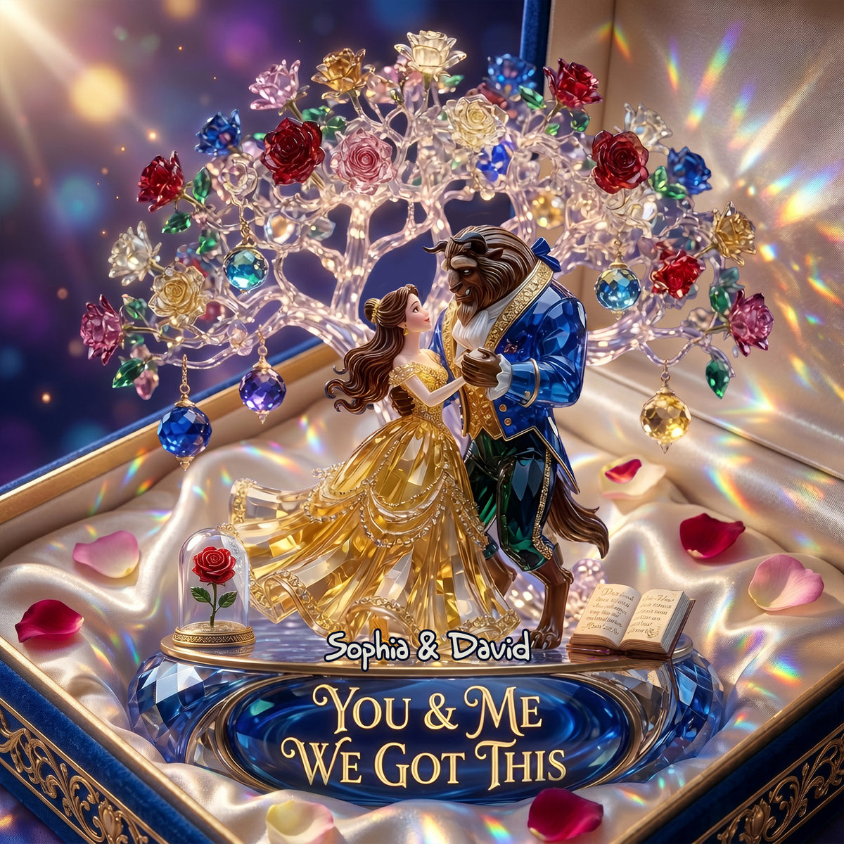 Fairy Tale Dancing Couple Acrylic Plaque - Personalized Gifts For Couple 04tylu260526-Homacus