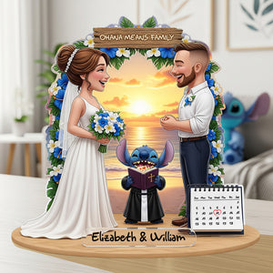 Wedding Couple Acrylic Plaque - Personalized Custom Photo Gifts For Couple 03HYLU210825-Homacus