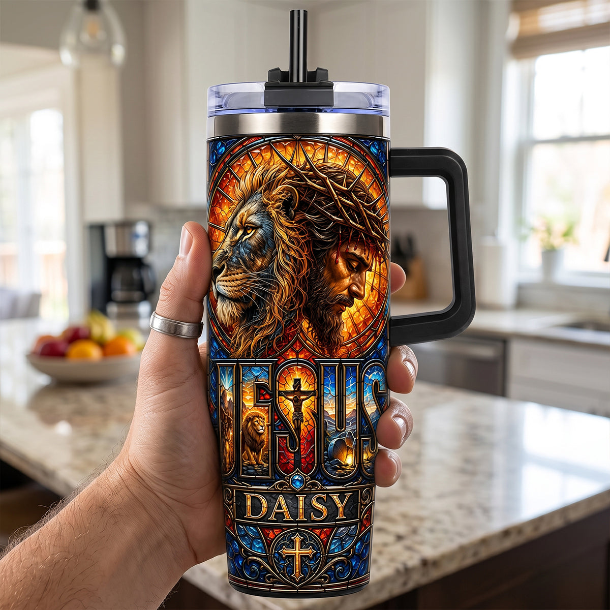 Faith & Strength Christian Tumbler - Personalized Gifts 01hutn010726-Homacus