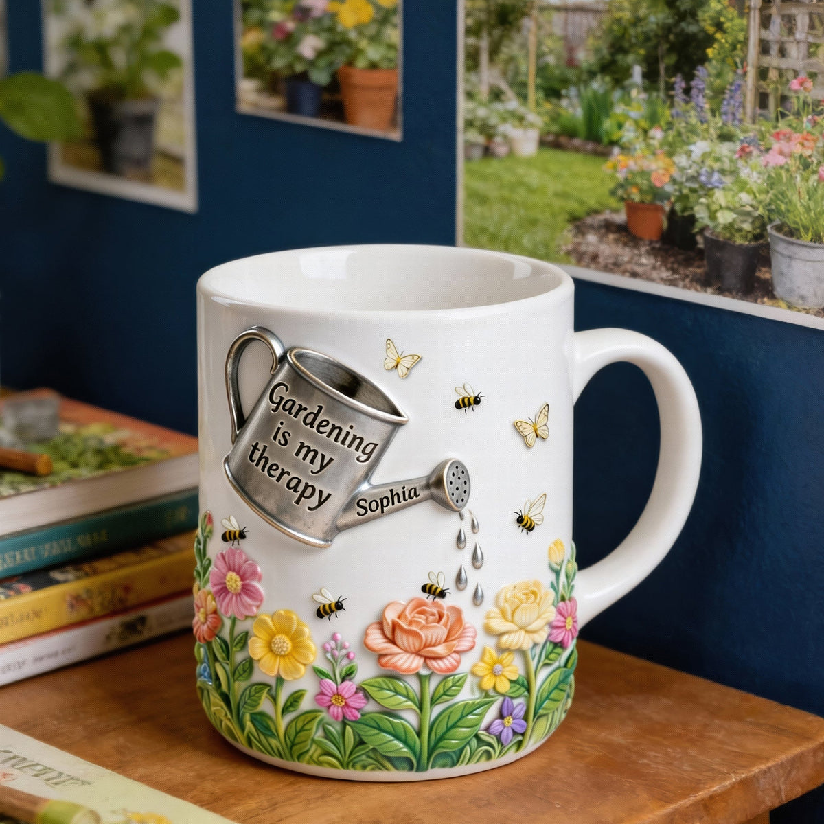 Gardening Therapy Coffee Mug – Personalized Gifts For Garden Lovers 06toqn291225-Homacus
