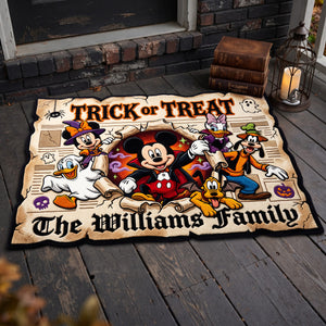 Trick or Treat Doormat - Personalized Gifts For Halloween 01palu060826