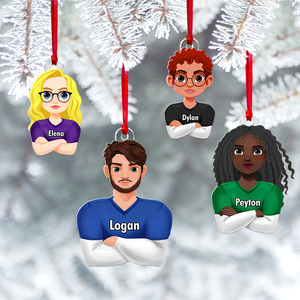 Personalized Gift For Football Lover Acrylic Ornament 022QHHU291124HG-Homacus