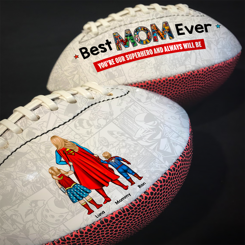 Personalized Gift For Mom American Football Mother's Day Super Mom 01ACHU030425PA-Homacus