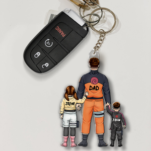 Dad Keychain - Personalized Gifts For Dad 01qhhu120525pa-Homacus