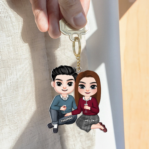 Personalized Gifts For Couple Keychain 13QHHU150125HH-Homacus