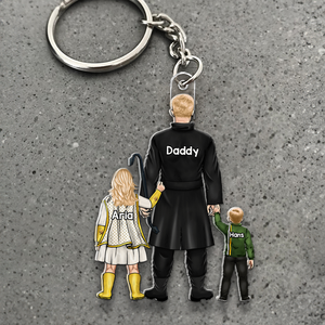 Super Dad Keychain - Personalized Gifts For Dad 06qhhu160525hg-Homacus