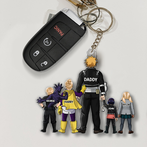 Super Dad Keychain - Personalized Gifts For Dad 01qhhu200525-Homacus