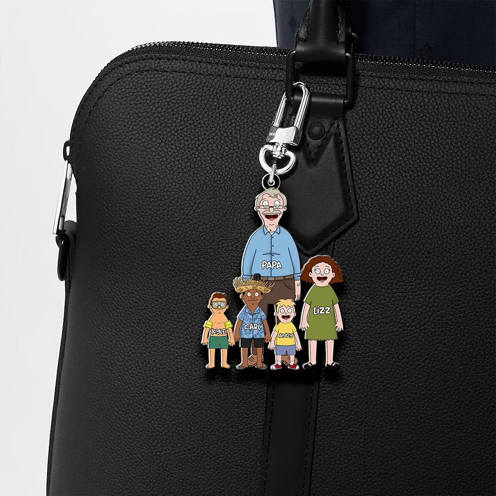 Personalized Gifts For Dad Keychain 01qhhu040325hg-Homacus