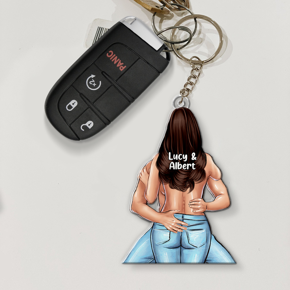 Personalized Gifts For Naughty Couple Keychain 02qhhu130125-Homacus