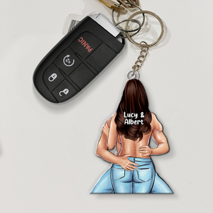 Personalized Gifts For Naughty Couple Keychain 02qhhu130125-Homacus