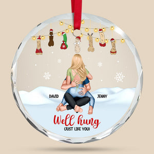 Naughty Couple Ornament - D*ck Light - Personalized Gifts For Couple-Homacus