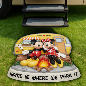 Camping Couple Doormat - Personalized Gifts For Couple 03naqn090625-Homacus