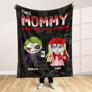 Personalized Gifts For Mom Blanket 04ohpu220225 Little Horrors-Homacus