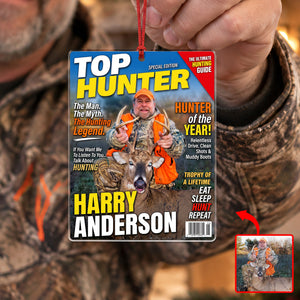 Custom Photo Gifts For Hunting Lovers Christmas Ornament 05huqn040926