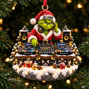 DJ Christmas Ornament - Personalized Gifts For Christmas 08nadt131026-Homacus
