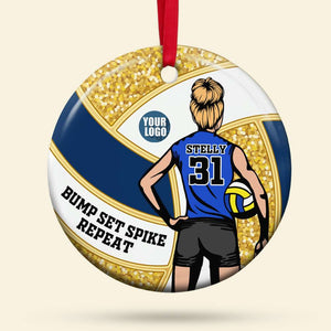 Personalized Gifts For Volleyball Players Ornament 01HUDT291024TM-Homacus