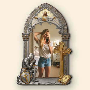 Armor & Prayer Wall Hanging Mirror Personalized Gifts For Christian 03HUDT260725-Homacus