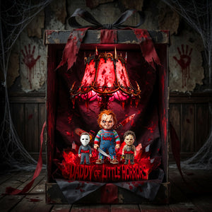 Papa Of Little Horrors Acrylic Light Box Personalized Gifts For Dad 02TYLU110526-Homacus