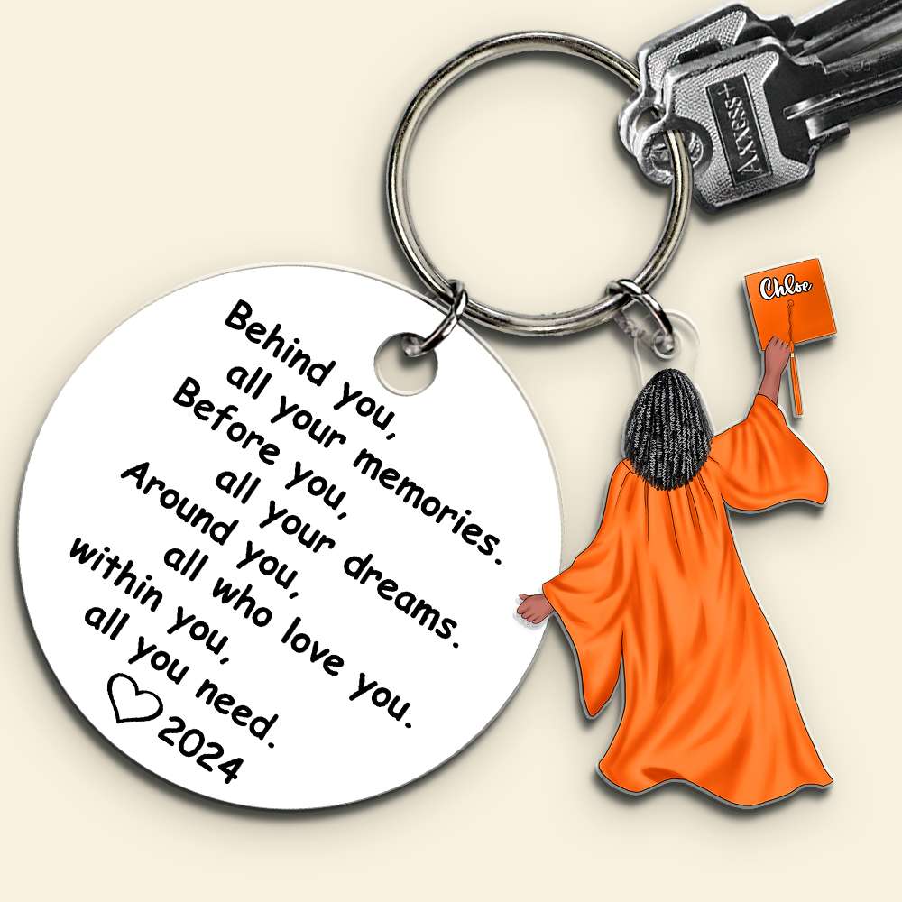 Personalized Gifts For Graduation Tag Keychain 02ACDT131224TM-Homacus