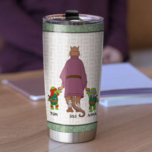 Personalized Gifts For Dad Tumbler Our Master Dad-Homacus