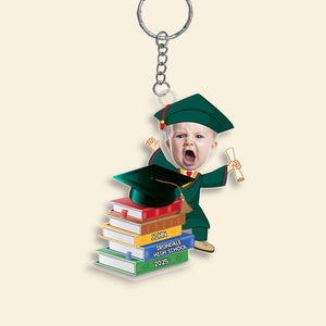 Personalized Custom Photo Gift For Kids Acrylic Keychain Graduation 04OHMH171224-Homacus