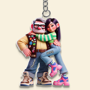 Personalized Gifts For Couple Keychain 02OHDT050225-Homacus