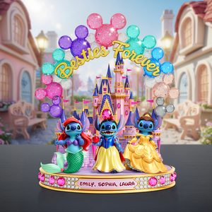 Cute Monster Besties Plaque - Personalized Gifts For Besties 04ohpu250625-Homacus